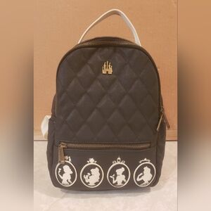 Black Quilted Backpack